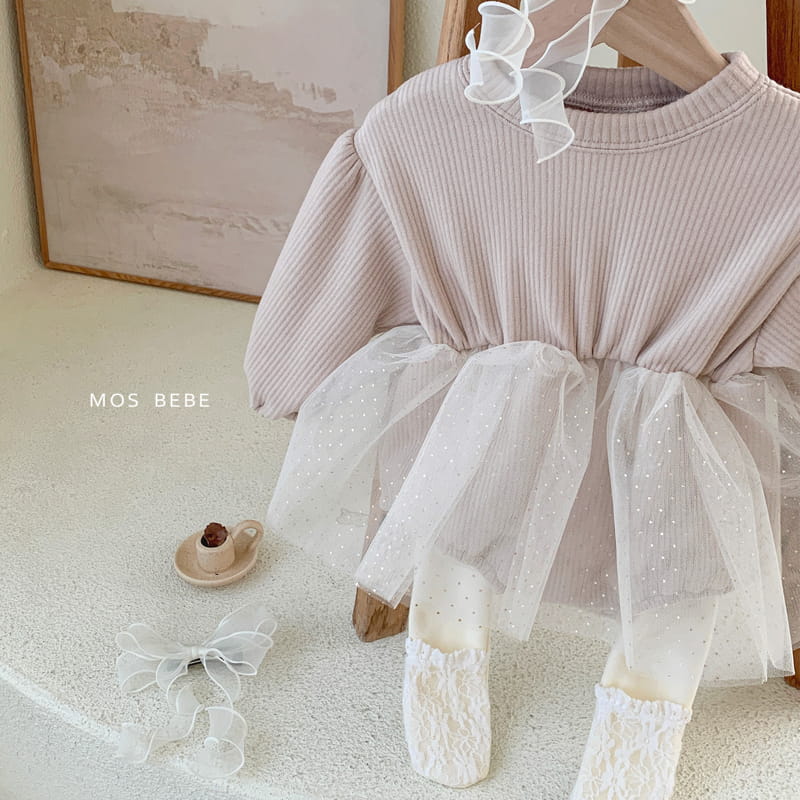 Mos Bebe - Korean Baby Fashion - #babyfever - Snow Flower Sha Bodysuit - 5