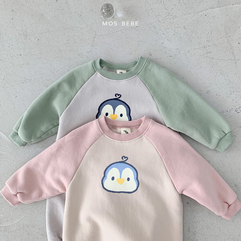 Mos Bebe - Korean Baby Fashion - #babygirlfashion - Penguin Ralgan Bodysuit