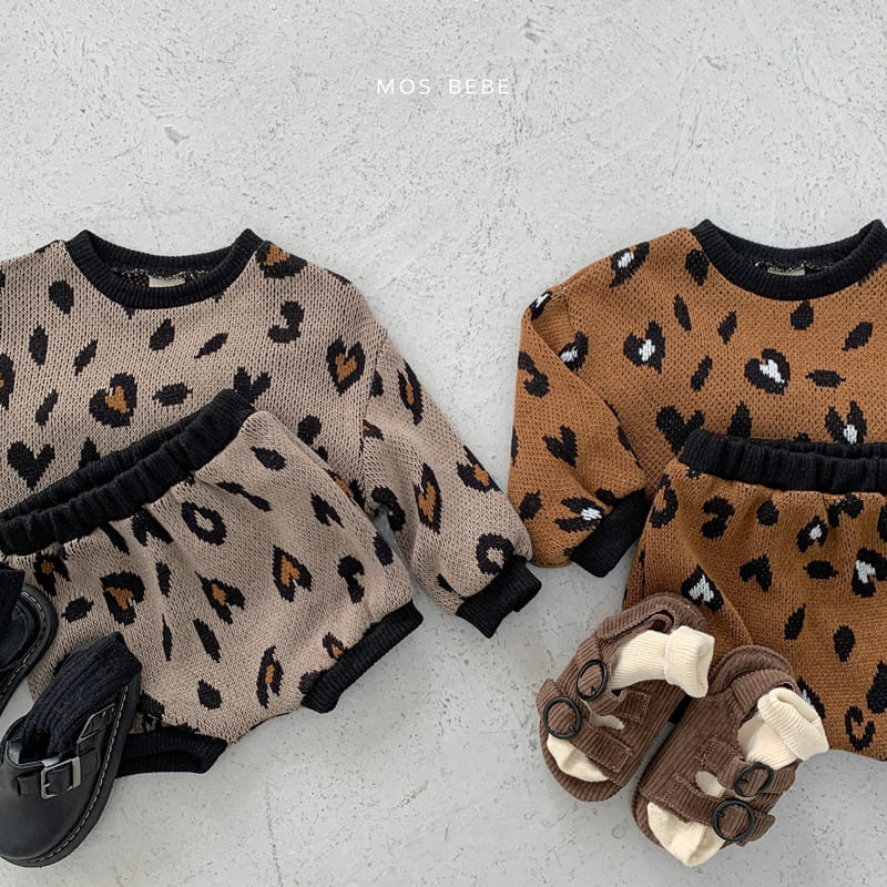 Mos Bebe - Korean Baby Fashion - #babylifestyle - leopard Set - 11
