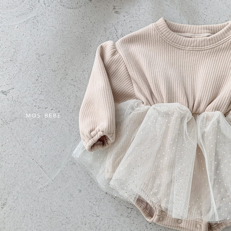 Mos Bebe - Korean Baby Fashion - #babyoninstagram - Snow Flower Sha Bodysuit - 8