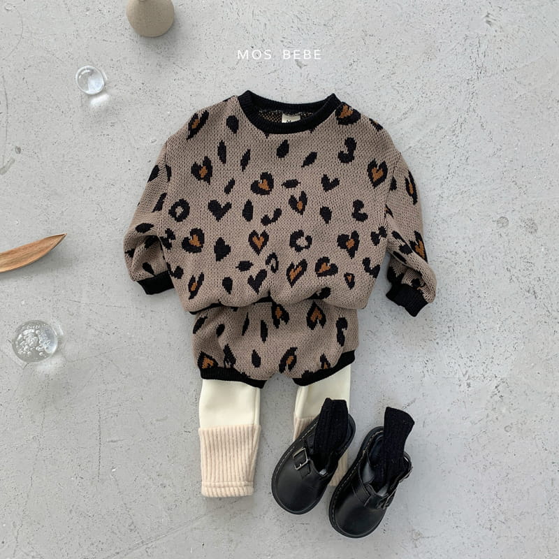 Mos Bebe - Korean Baby Fashion - #babyoninstagram - leopard Set - 12