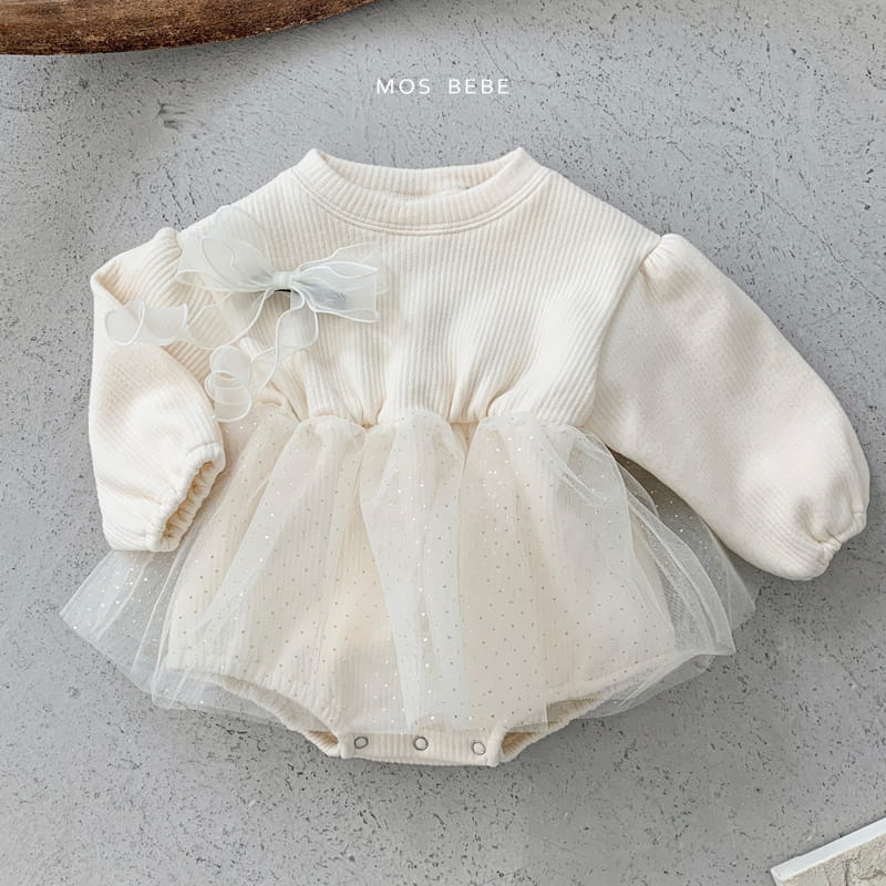 Mos Bebe - Korean Baby Fashion - #babywear - Snow Flower Sha Bodysuit - 12