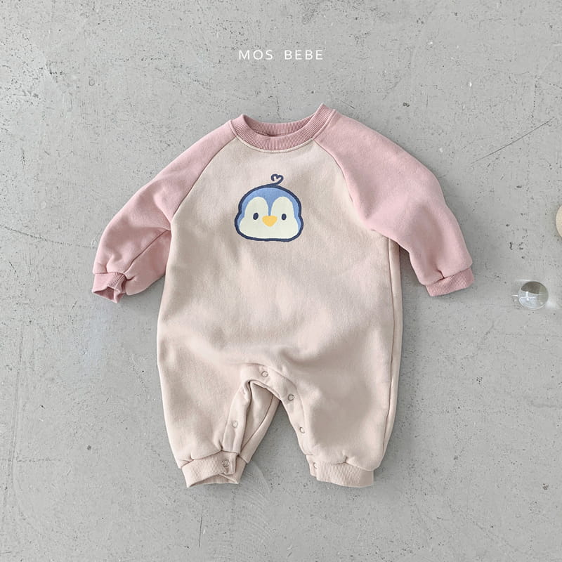 Mos Bebe - Korean Baby Fashion - #babywear - Penguin Ralgan Bodysuit - 7