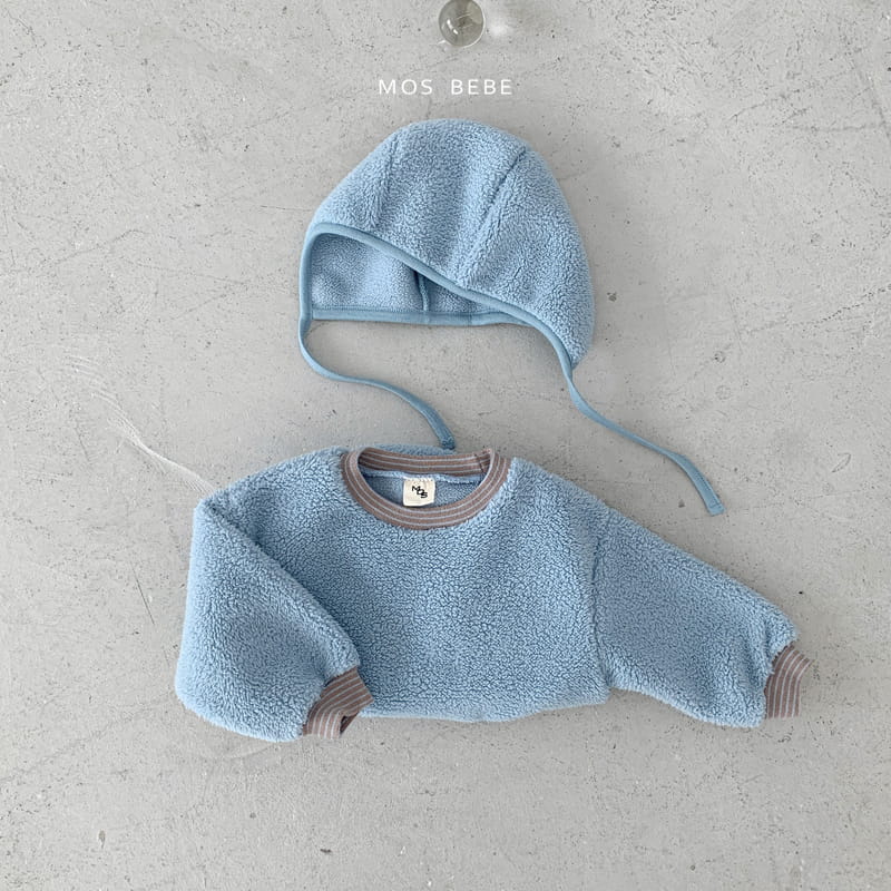 Mos Bebe - Korean Baby Fashion - #onlinebabyboutique - Bbosong Pocket Bodysuit with Bonnet - 7