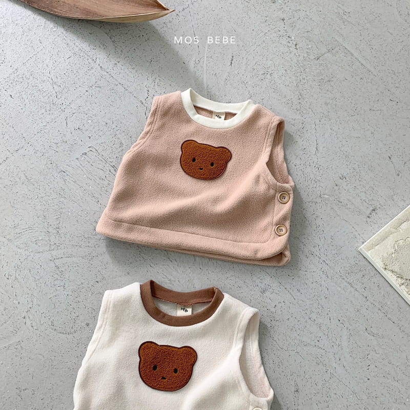 Mos Bebe - Korean Baby Fashion - #onlinebabyboutique - Monchell Vest - 3