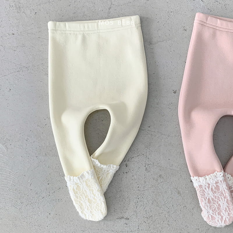 Mos Bebe - Korean Baby Fashion - #onlinebabyshop - Milk Foot Leggings