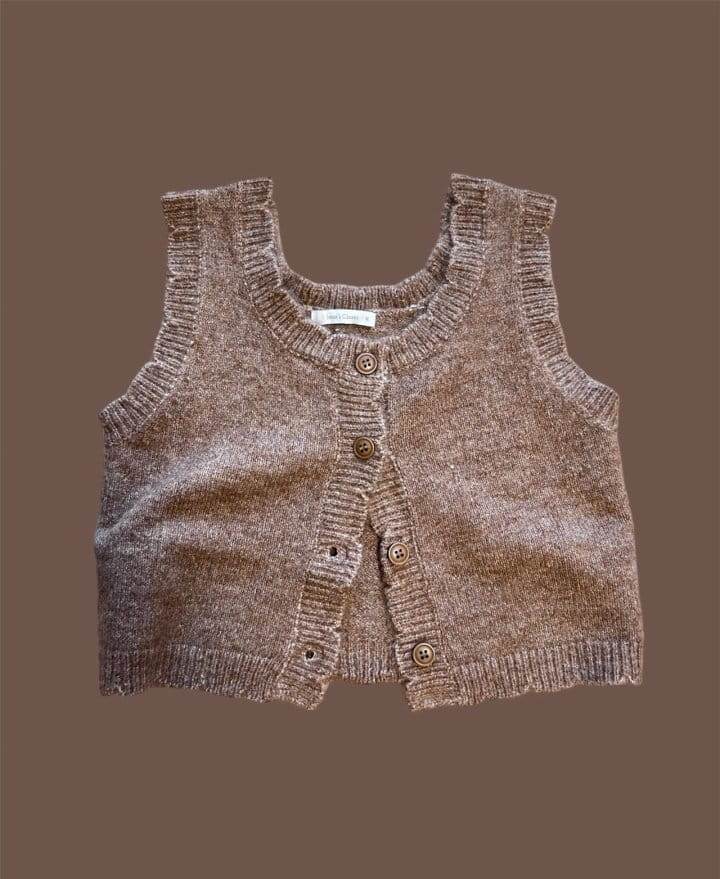 Mumunbaba - Korean Children Fashion - #designkidswear - Rounding Knit Vest - 12