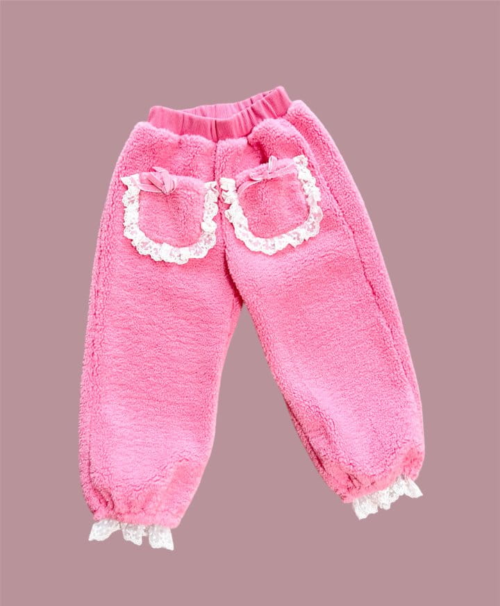 Mumunbaba - Korean Children Fashion - #kidzfashiontrend - Bbosong Lace Pants - 6
