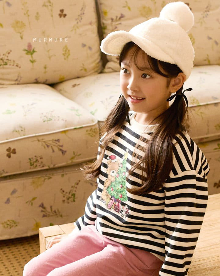 Murmure - Korean Children Fashion - #childrensboutique - Bear Tree Sweatshirt - 3