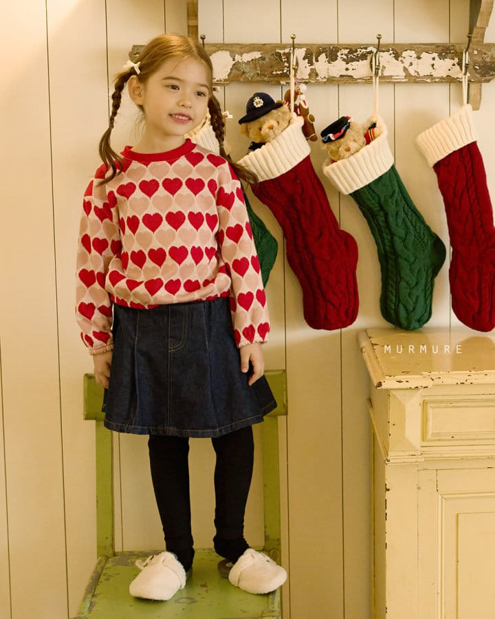 Murmure - Korean Children Fashion - #designkidswear - Heart Sweatshirt - 5
