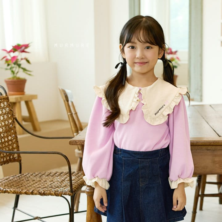 Murmure - Korean Children Fashion - #discoveringself - Noel Collar Tee - 9
