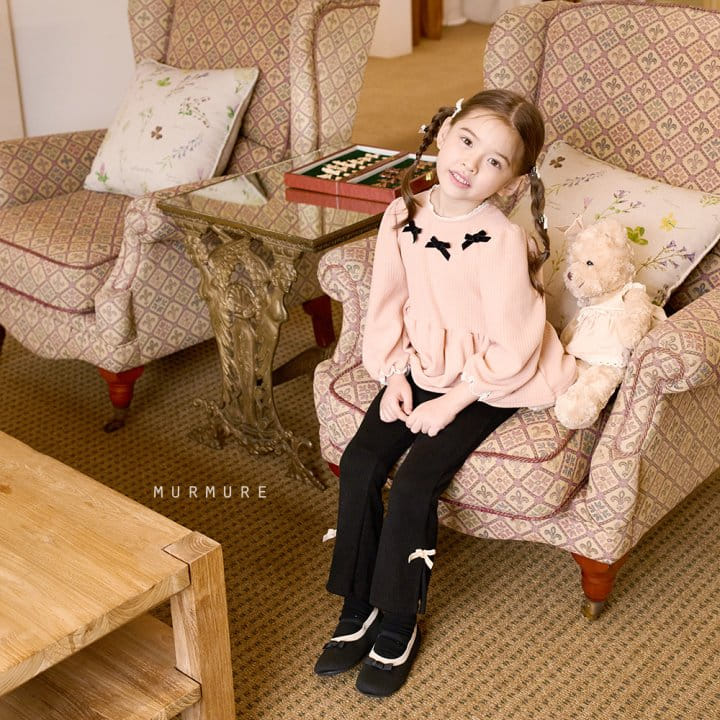 Murmure - Korean Children Fashion - #discoveringself - Momo Ribbon Tee - 8
