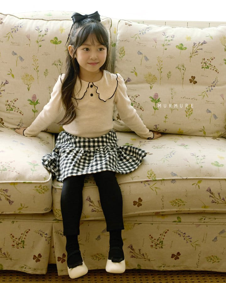 Murmure - Korean Children Fashion - #discoveringself - Jenna Collar Tee - 7