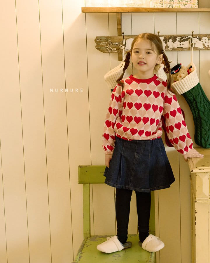 Murmure - Korean Children Fashion - #discoveringself - Heart Sweatshirt - 6