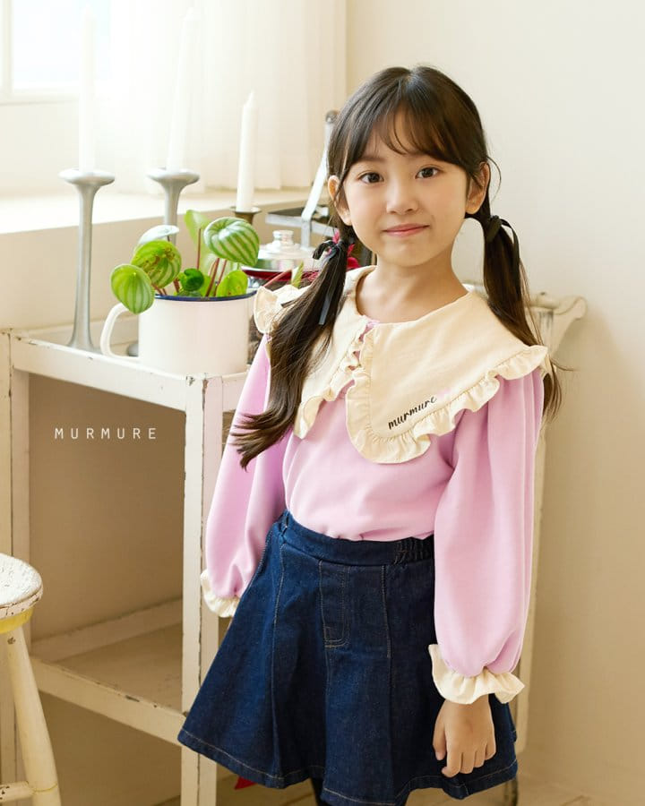 Murmure - Korean Children Fashion - #fashionkids - Noel Collar Tee - 10