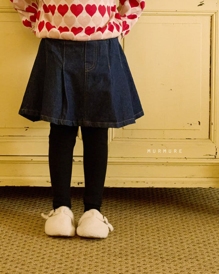 Murmure - Korean Children Fashion - #kidsshorts - Humming Skirt Leggings - 2