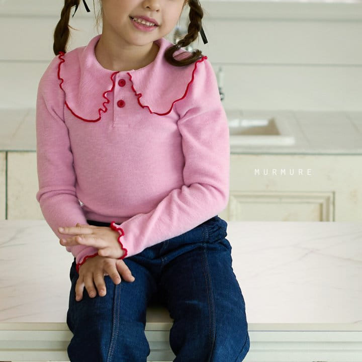 Murmure - Korean Children Fashion - #kidsstore - Jenna Collar Tee - 10