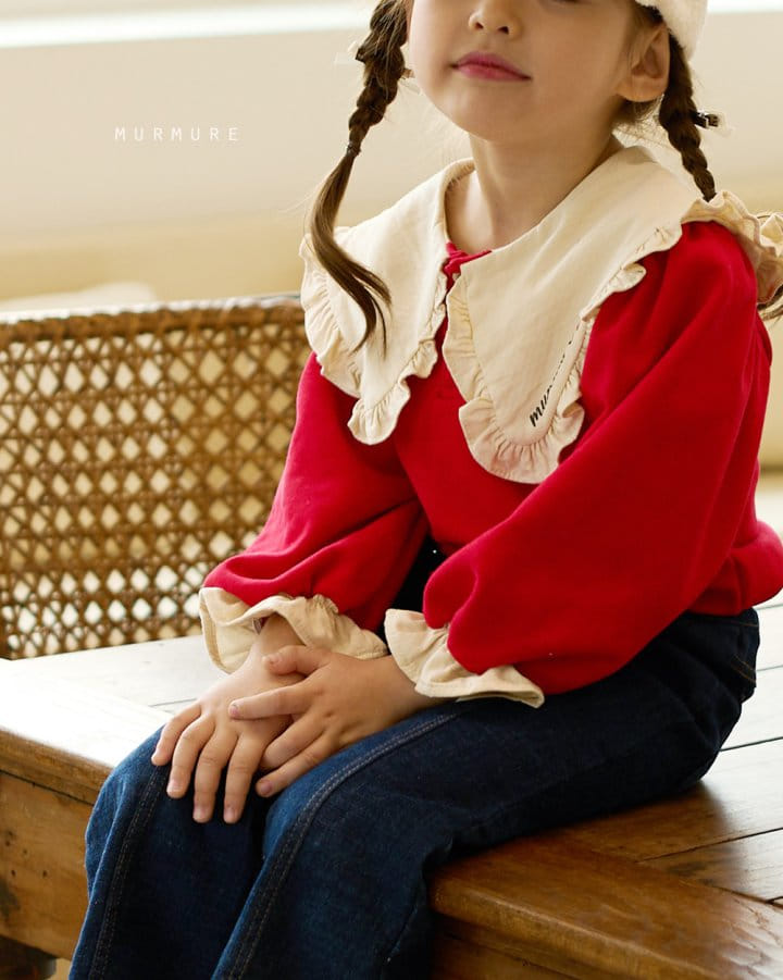 Murmure - Korean Children Fashion - #minifashionista - Noel Collar Tee - 3