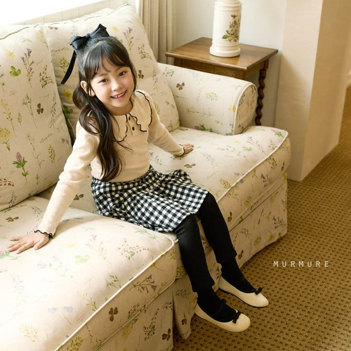 Murmure - Korean Children Fashion - #prettylittlegirls - Check Cancan Skirt - 8