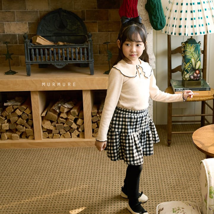 Murmure - Korean Children Fashion - #prettylittlegirls - Jenna Collar Tee - 2