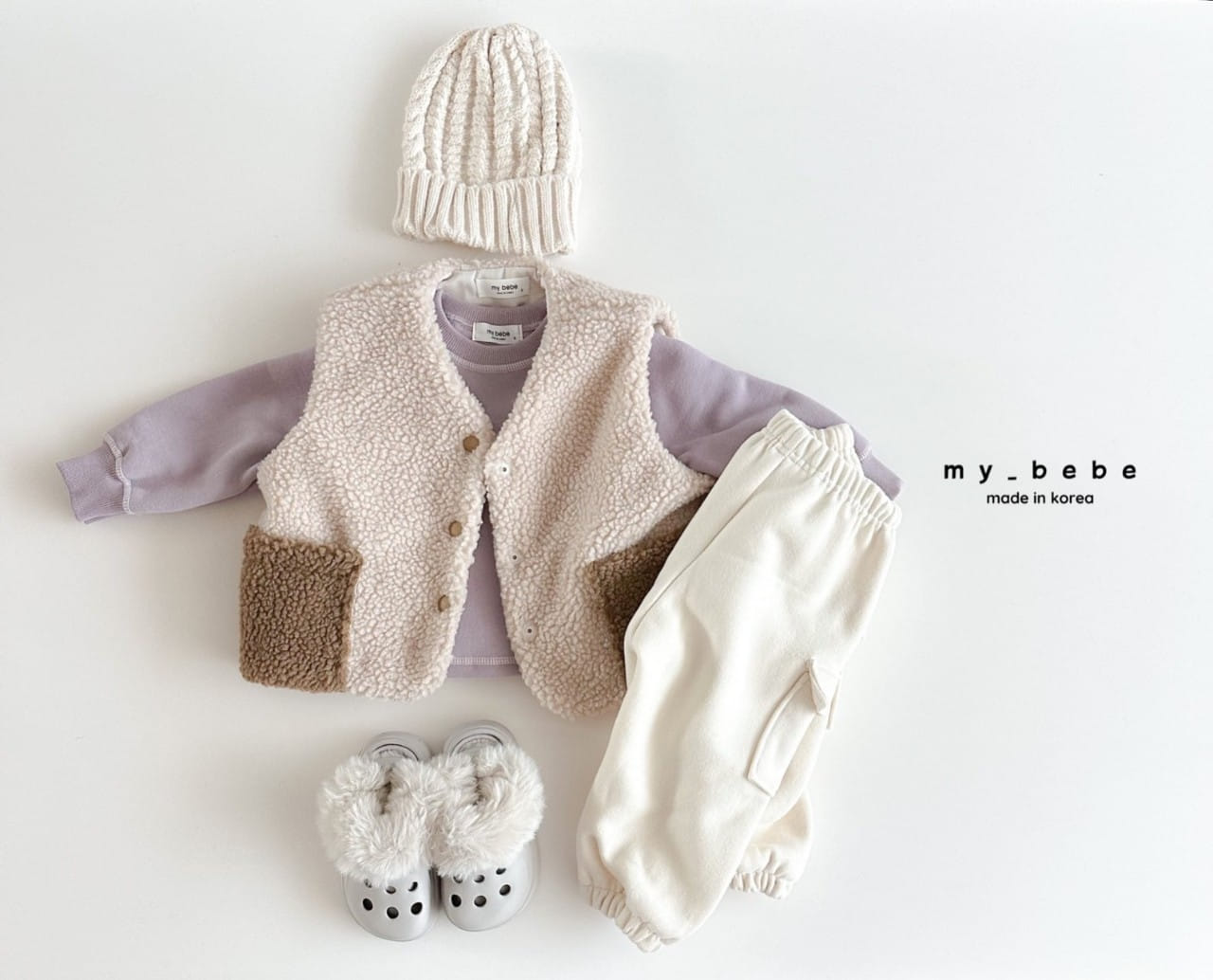 My Bebe - Korean Baby Fashion - #babyboutique - Cargo Fleece Pants - 5