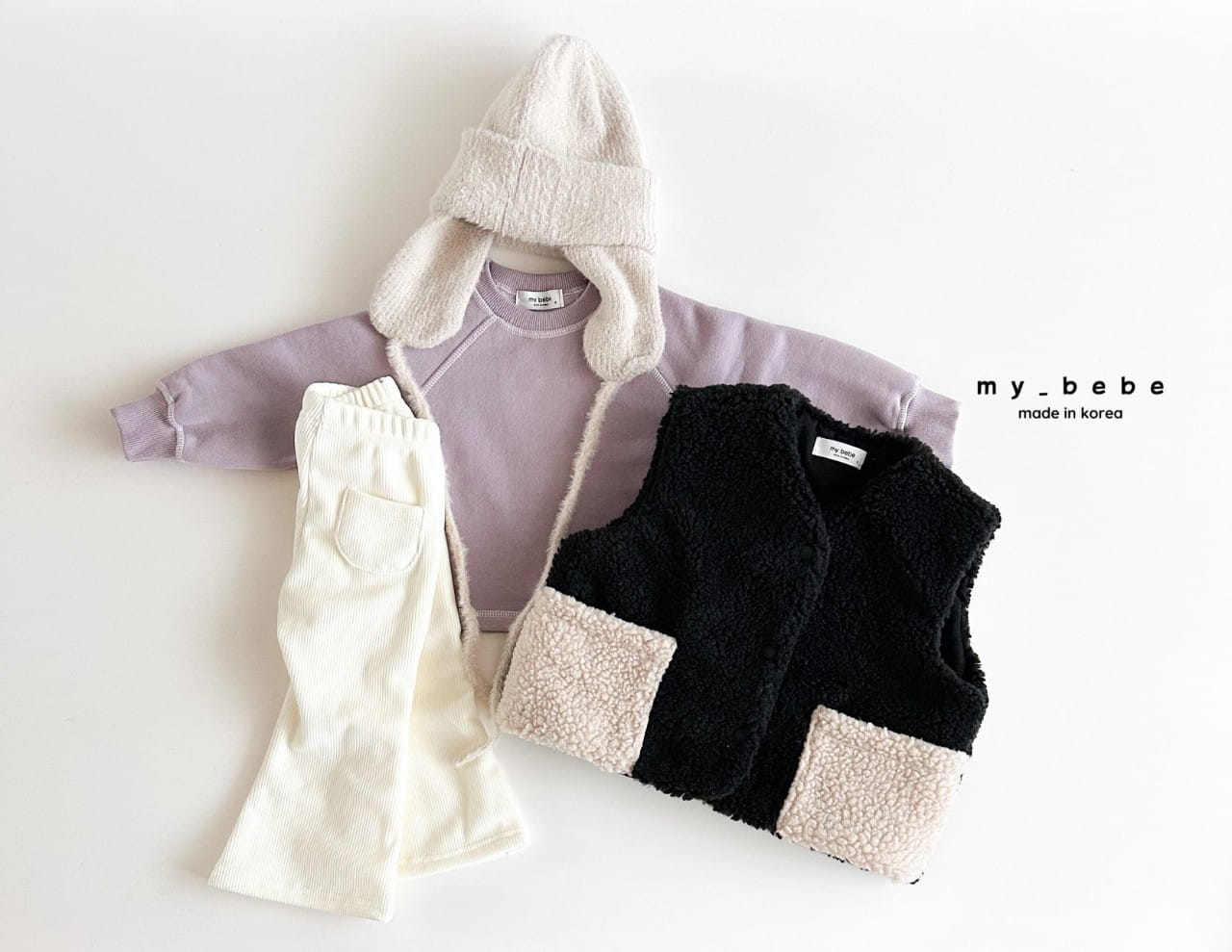 My Bebe - Korean Baby Fashion - #babyoninstagram - Color Dumble Vest - 11
