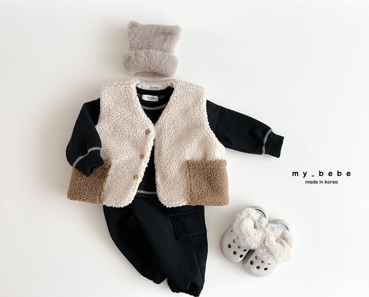 My Bebe - Korean Baby Fashion - #babyoutfit - Cargo Fleece Pants