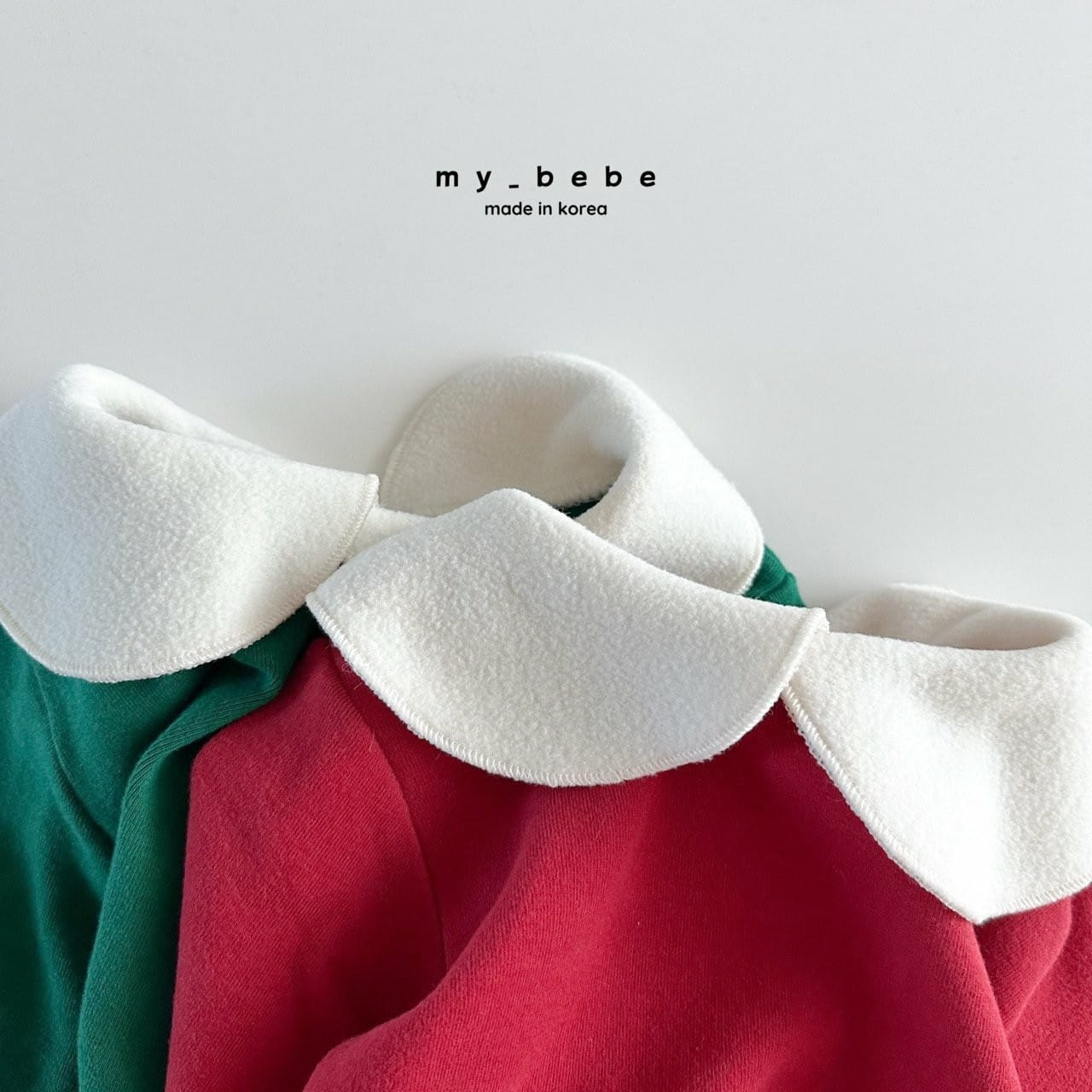 My Bebe - Korean Baby Fashion - #babyoutfit - Christmas Body Suit Set - 6