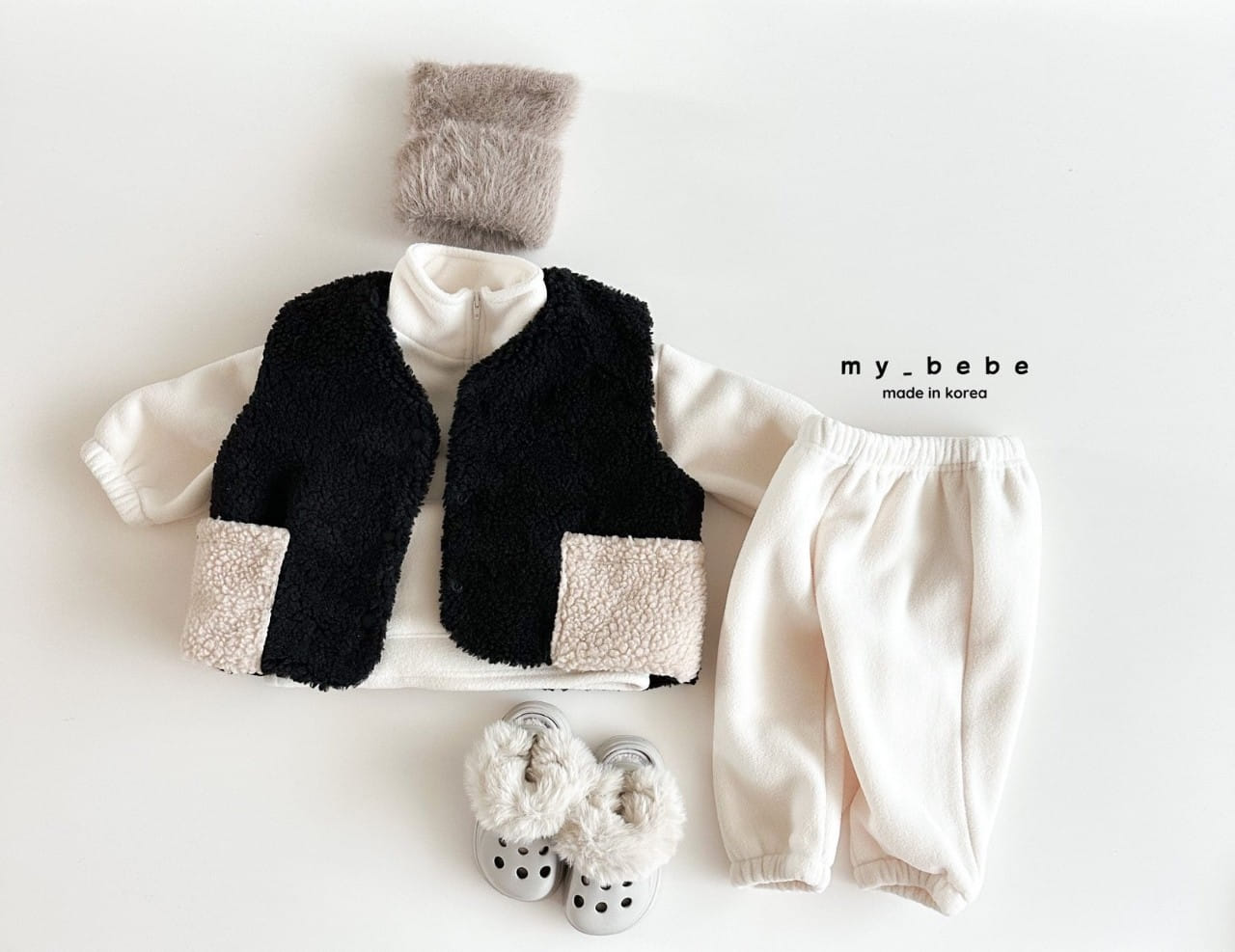 My Bebe - Korean Baby Fashion - #onlinebabyboutique - Color Dumble Vest