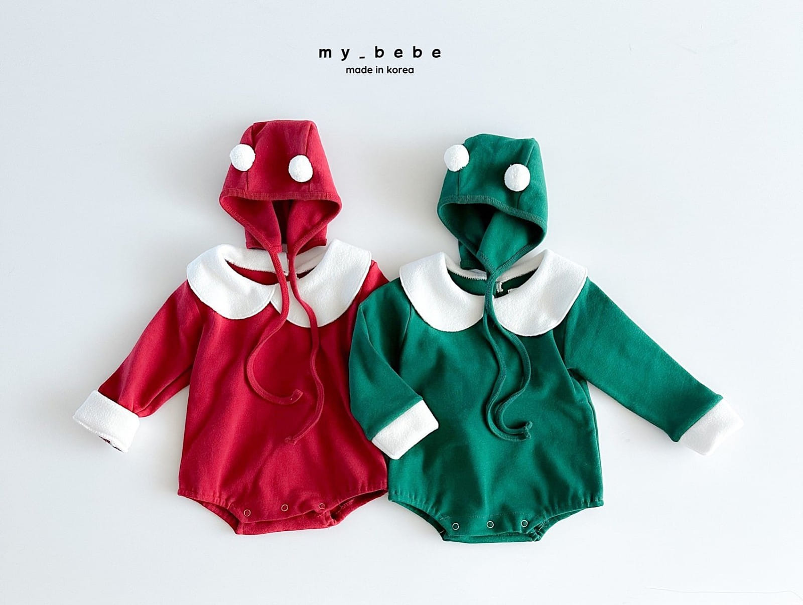 My Bebe - Korean Baby Fashion - #onlinebabyboutique - Christmas Body Suit Set - 8
