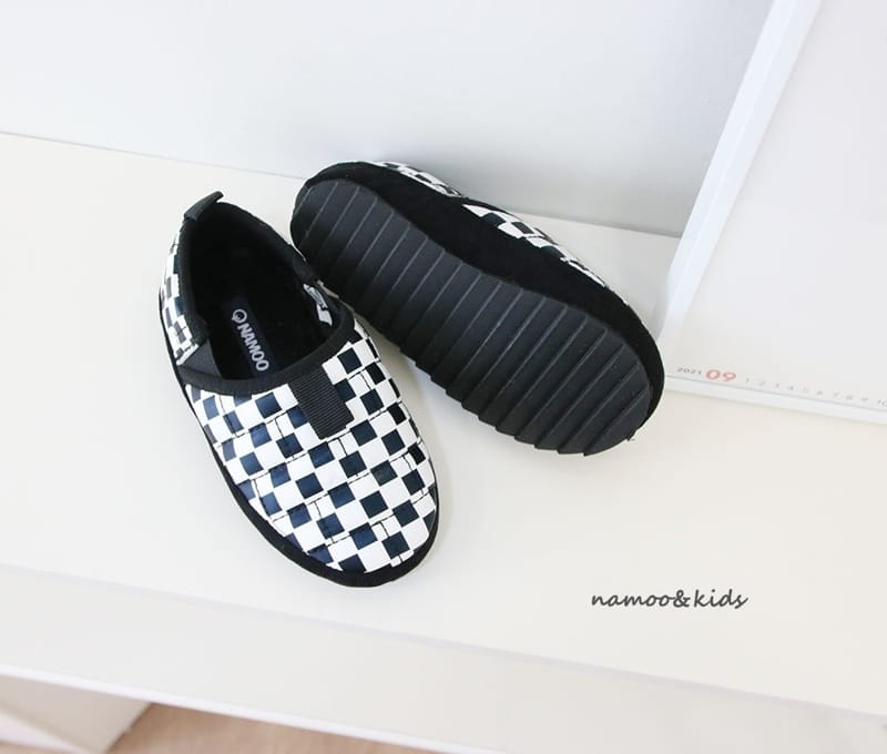 Namoo & Kids - Korean Children Fashion - #fashionkids - Checker Board Padding Sneakers - 5
