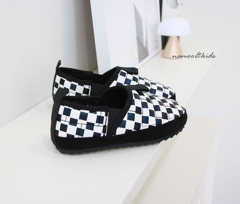 Namoo & Kids - Korean Children Fashion - #kidsstore - Checker Board Padding Sneakers - 7