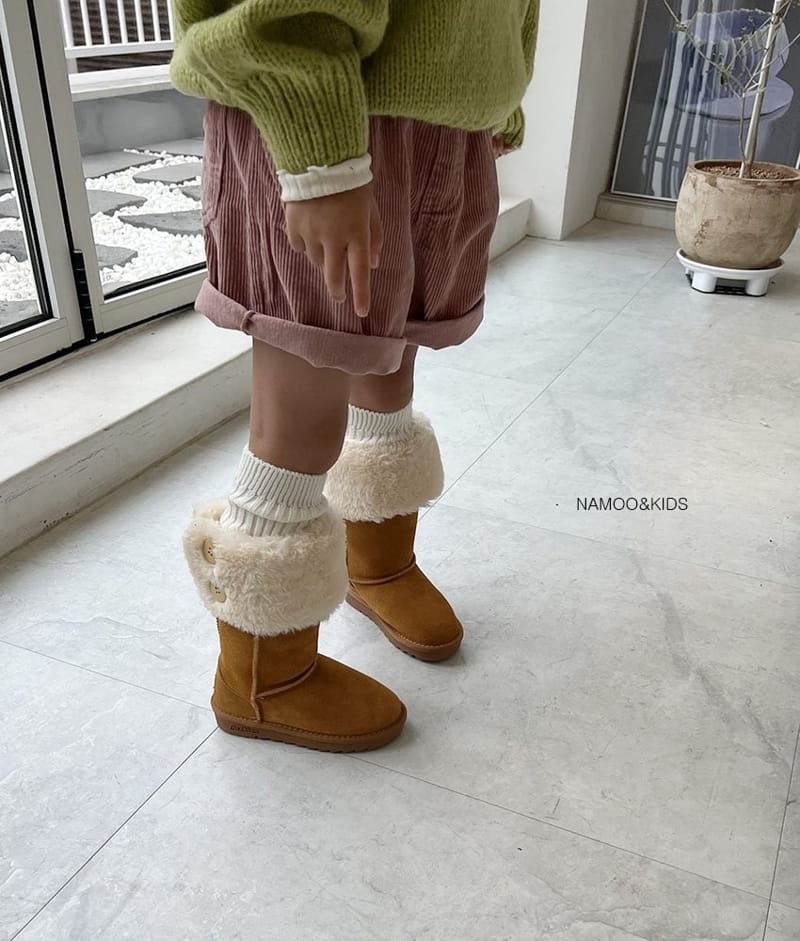 Namoo & Kids - Korean Children Fashion - #kidzfashiontrend - Long Fluffy Boots