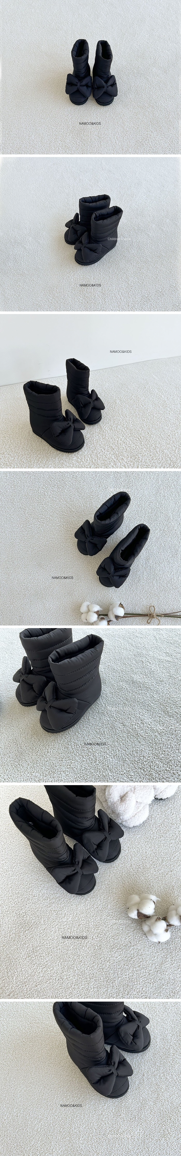 Namoo & Kids - Korean Children Fashion - #toddlerclothing - Lico Ribbon Boots