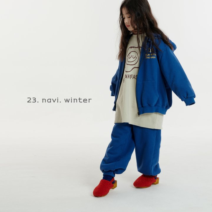 Navi - Korean Children Fashion - #childofig - Train Hoody Zip-up - 5