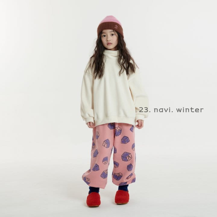 Navi - Korean Children Fashion - #childrensboutique - Cozy Turtleneck Tee - 2
