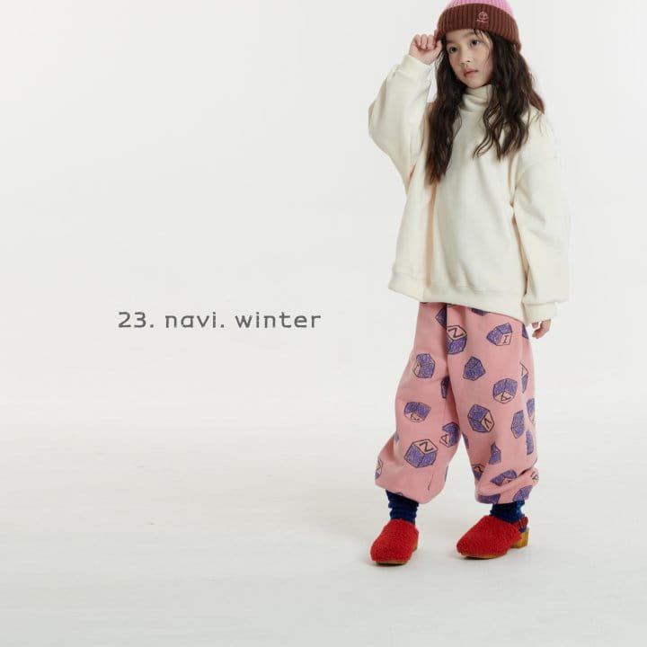 Navi - Korean Children Fashion - #designkidswear - Cozy Turtleneck Tee - 3