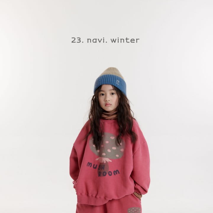 Navi - Korean Children Fashion - #designkidswear - Mushroom Sweatshirt - 12