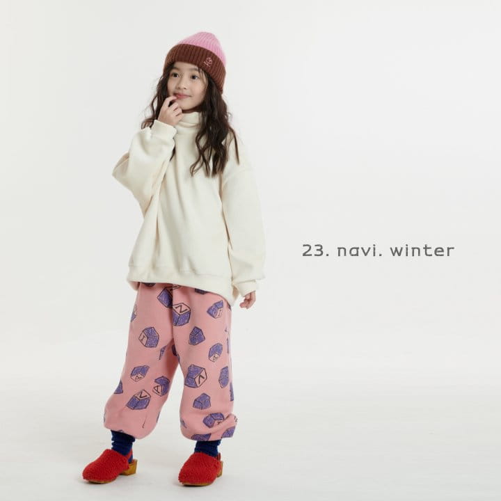 Navi - Korean Children Fashion - #designkidswear - Cozy Turtleneck Tee - 4