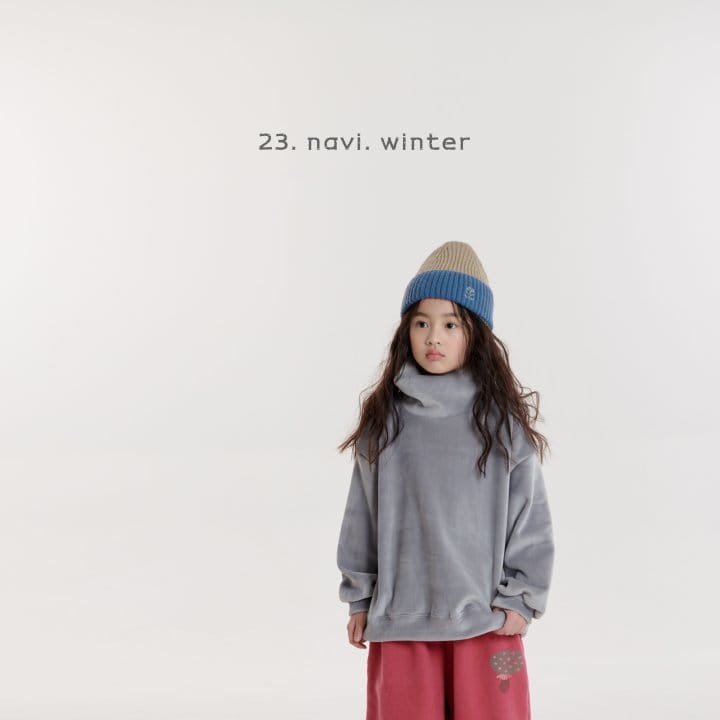 Navi - Korean Children Fashion - #kidsshorts - Cozy Turtleneck Tee - 6
