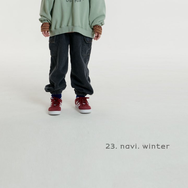 Navi - Korean Children Fashion - #kidsshorts - Earth Sweatshirt - 5