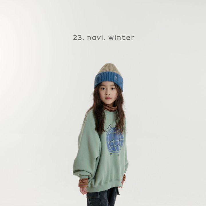 Navi - Korean Children Fashion - #kidsstore - Earth Sweatshirt - 6
