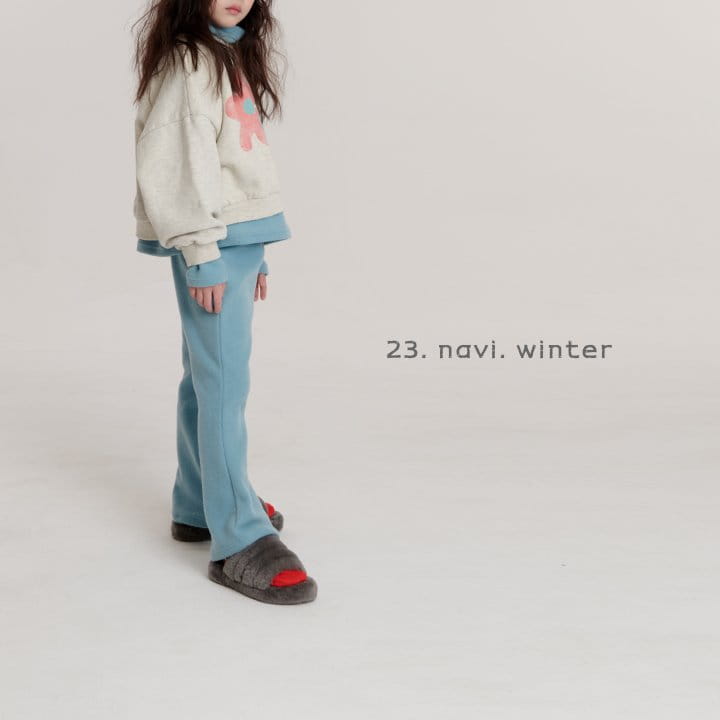 Navi - Korean Children Fashion - #kidsstore - Flower Sweatshirt - 12