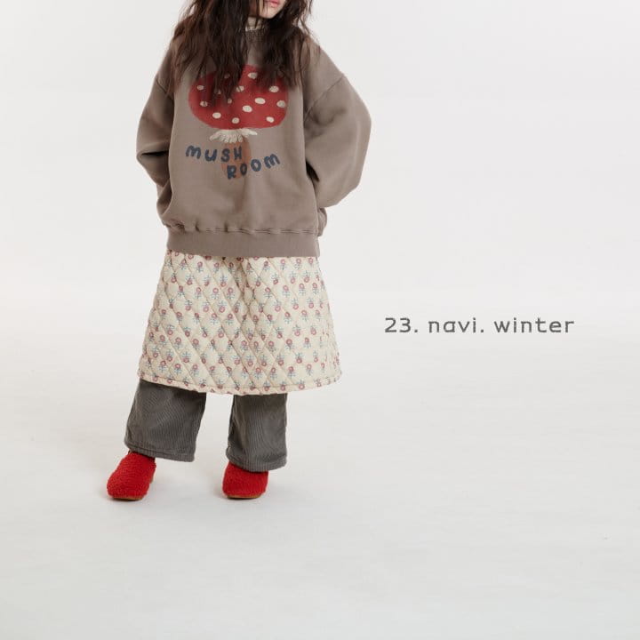 Navi - Korean Children Fashion - #littlefashionista - Mushroom Sweatshirt - 4
