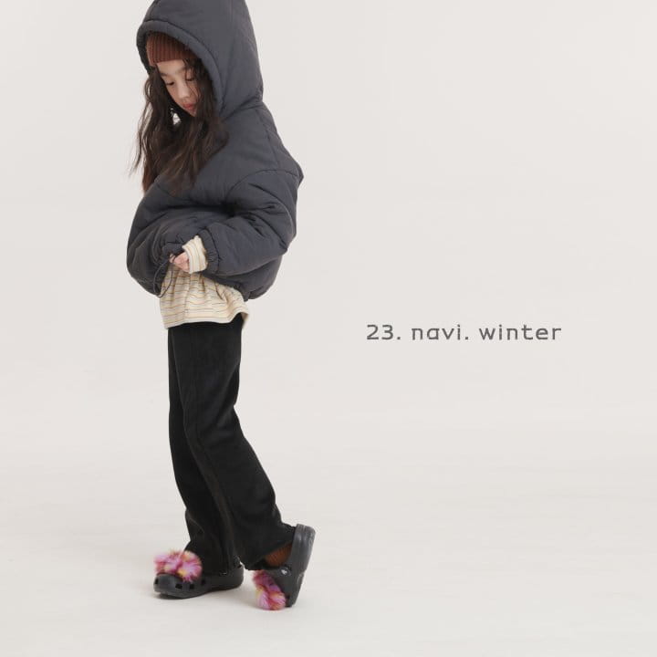 Navi - Korean Children Fashion - #minifashionista - Half Zip-up Padding Jacket - 11