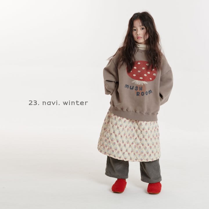 Navi - Korean Children Fashion - #minifashionista - Mushroom Sweatshirt - 5