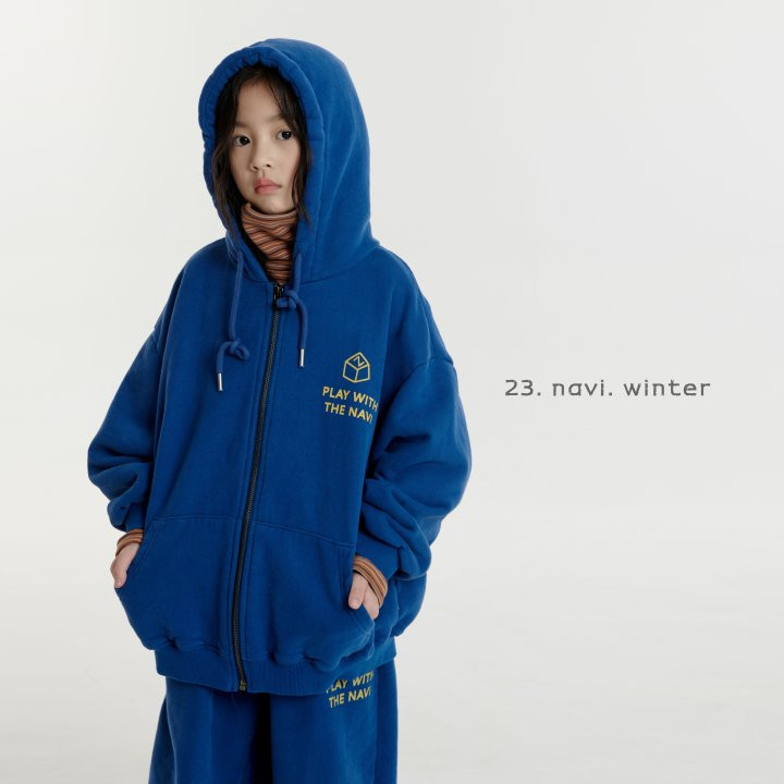 Navi - Korean Children Fashion - #minifashionista - Train Hoody Zip-up - 3