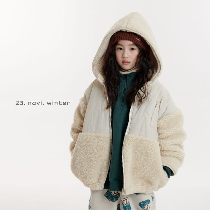 Navi - Korean Children Fashion - #todddlerfashion - Dumble Hoody Zip-up - 8