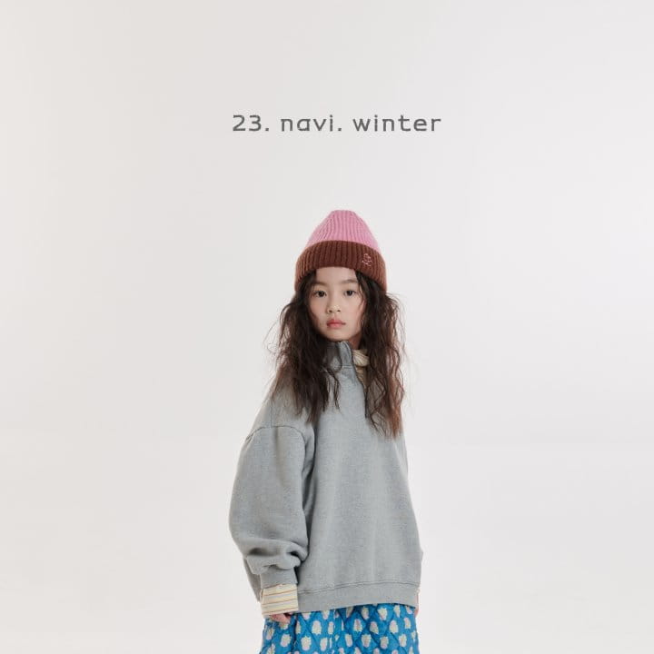 Navi - Korean Children Fashion - #todddlerfashion - BO Half Zip-up - 8