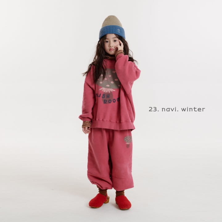 Navi - Korean Children Fashion - #toddlerclothing - Mushroom Pants - 7